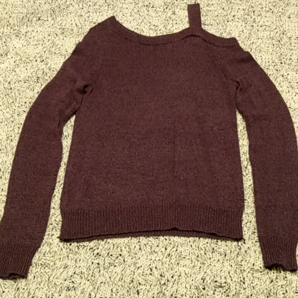 Cloud Chaser Cold Shoulder Sweater
